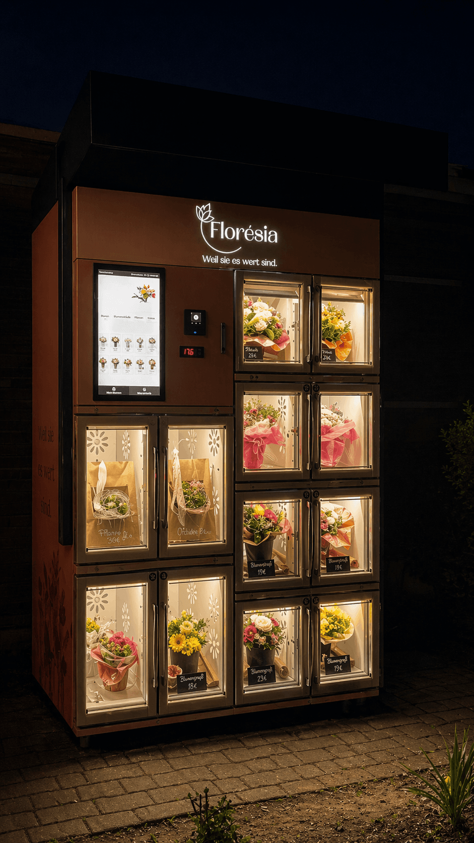 Blumenautomat in Voerde Automat 2